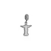 Berloque Religioso Cristo Redentor Aço Inox
