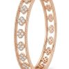 BRACELETE DETALHE VAZADO TREVO 4 ZC / OURO