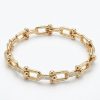 BRACELETE ELO TIFF RÍGIDO ZC /OURO