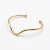 BRACELETE LISO TUBO V ORG /OURO
